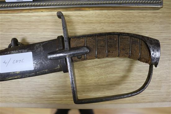 A Devon Cavalry sword